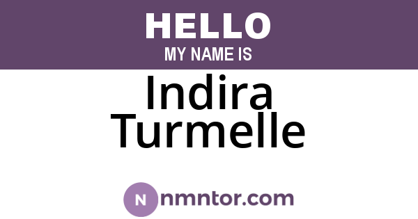 Indira Turmelle