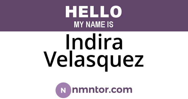 Indira Velasquez