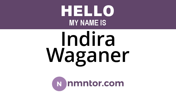 Indira Waganer