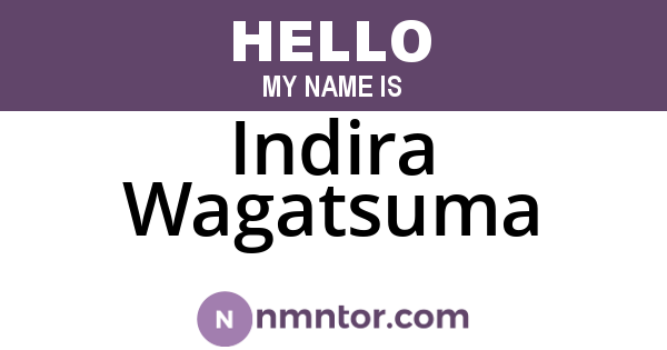 Indira Wagatsuma