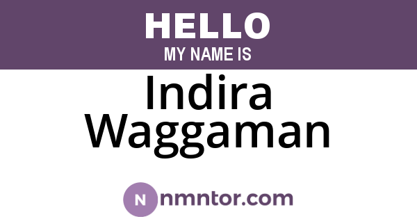 Indira Waggaman