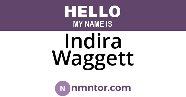 Indira Waggett
