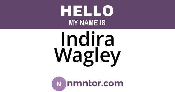 Indira Wagley