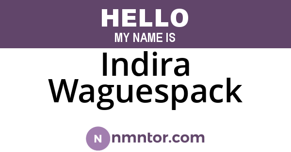Indira Waguespack