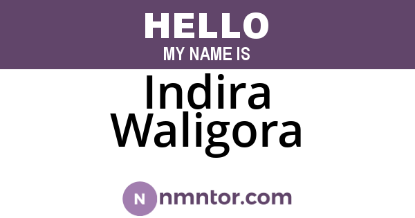 Indira Waligora