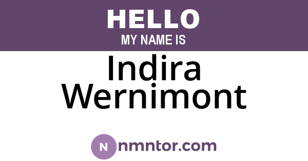 Indira Wernimont
