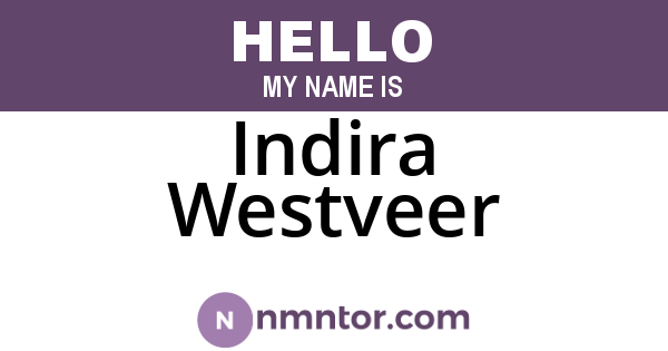 Indira Westveer