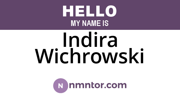 Indira Wichrowski