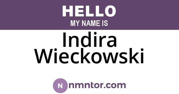 Indira Wieckowski