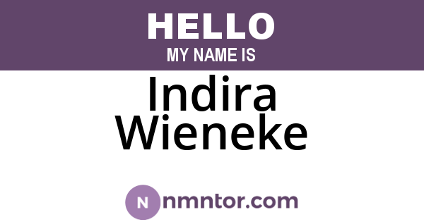 Indira Wieneke
