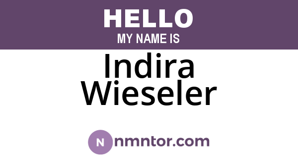 Indira Wieseler