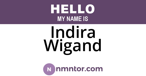 Indira Wigand