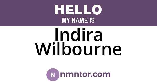 Indira Wilbourne