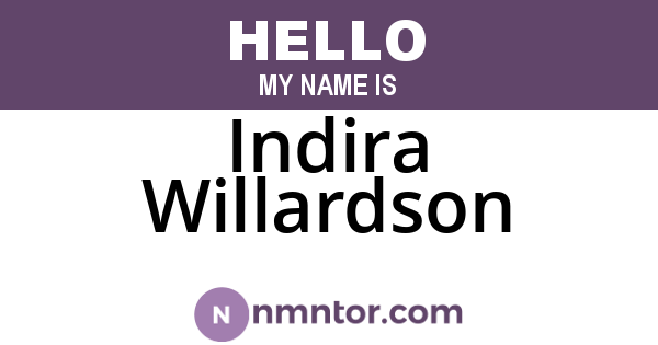 Indira Willardson