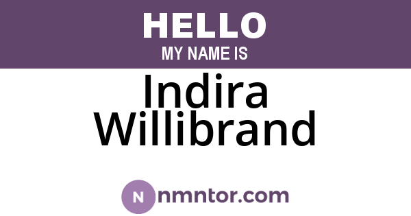 Indira Willibrand