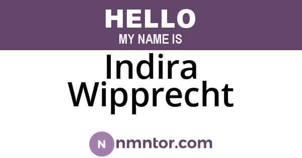 Indira Wipprecht