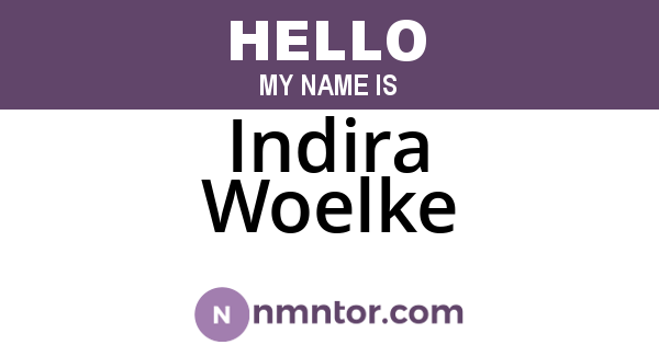 Indira Woelke