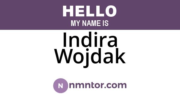 Indira Wojdak