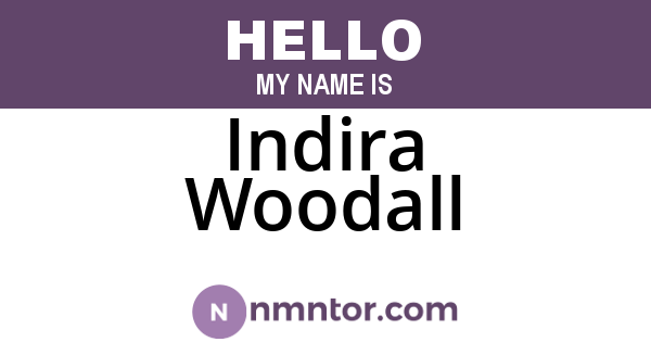 Indira Woodall