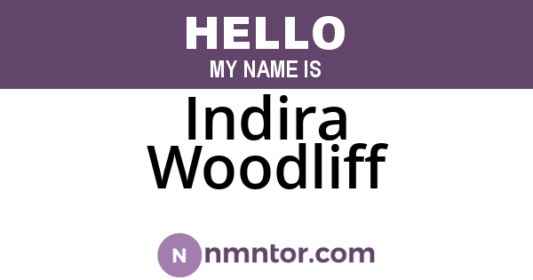 Indira Woodliff