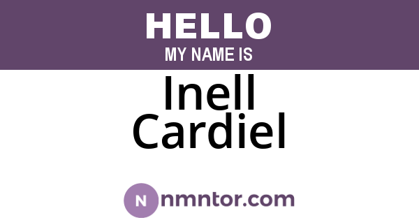 Inell Cardiel