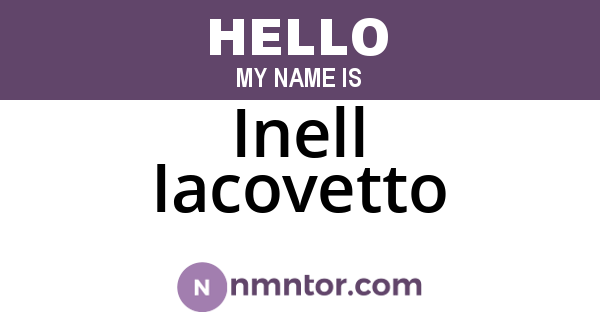 Inell Iacovetto