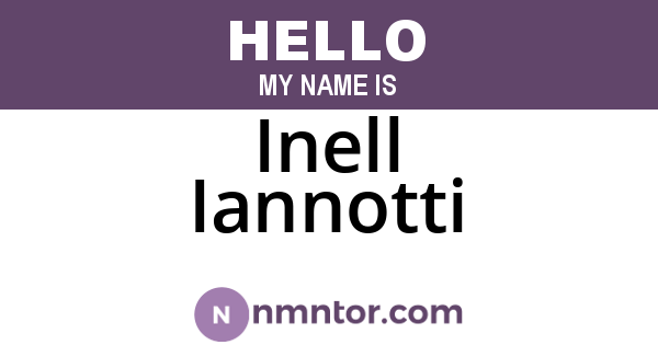 Inell Iannotti