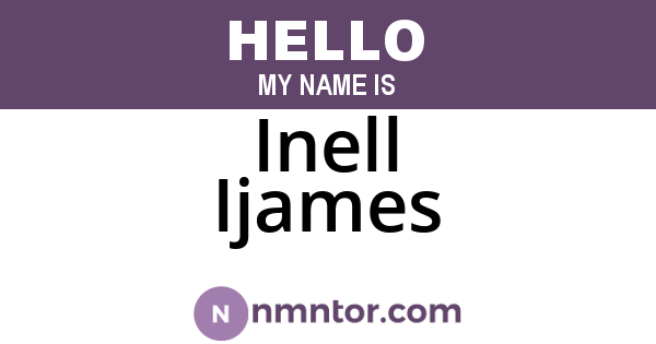 Inell Ijames