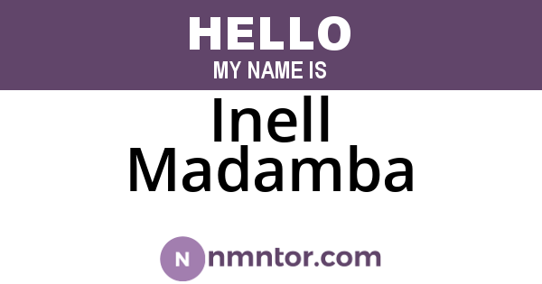 Inell Madamba