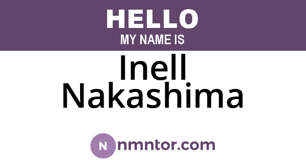 Inell Nakashima