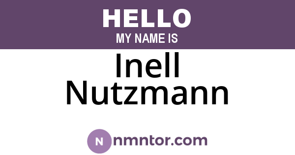 Inell Nutzmann