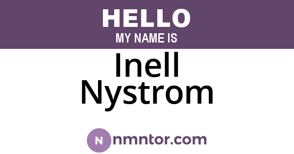 Inell Nystrom