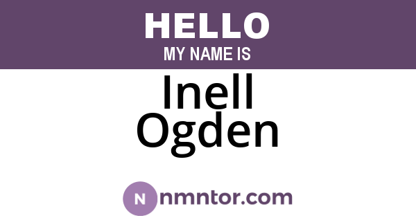 Inell Ogden