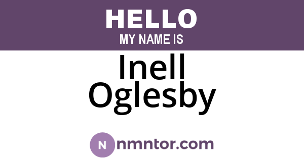 Inell Oglesby