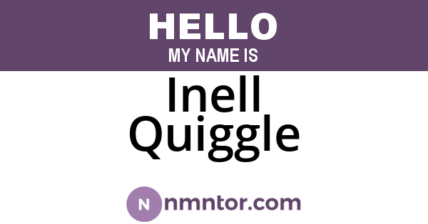 Inell Quiggle
