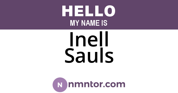 Inell Sauls