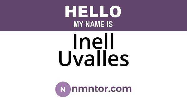 Inell Uvalles