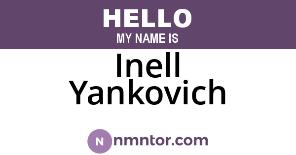 Inell Yankovich