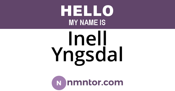 Inell Yngsdal