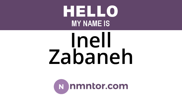 Inell Zabaneh