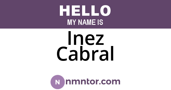 Inez Cabral