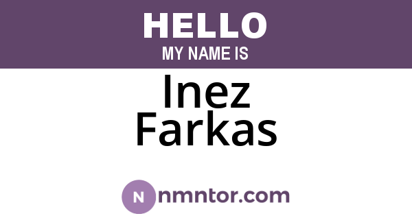 Inez Farkas
