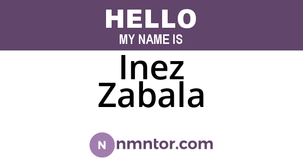 Inez Zabala