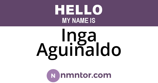 Inga Aguinaldo