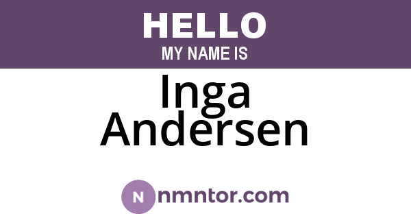 Inga Andersen