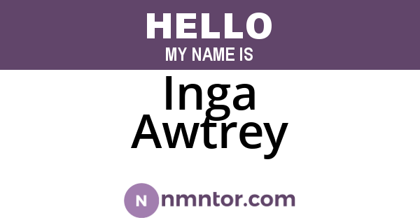 Inga Awtrey