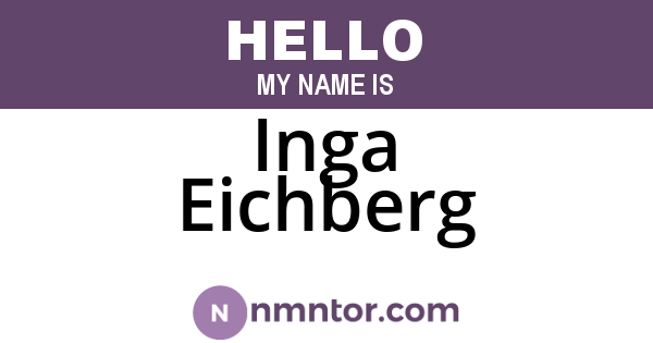 Inga Eichberg