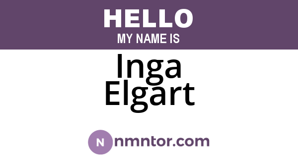 Inga Elgart