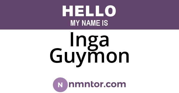 Inga Guymon