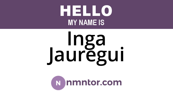 Inga Jauregui